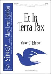 Et in Terra Pax SATB choral sheet music cover